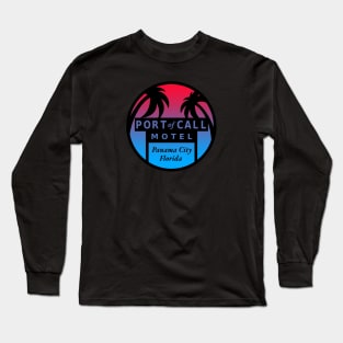 Port of Call Motel Panama City Beach Florida Long Sleeve T-Shirt